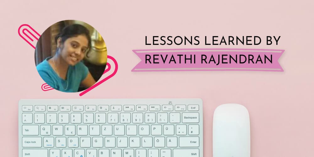 Revathi Rajendran从PMP中学到了什么